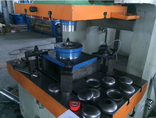Cylinder dome production machine