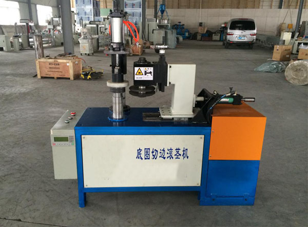 Base ring cutting and grooving machine